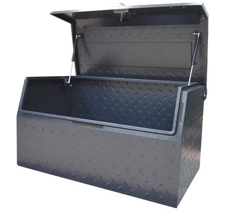 metal storage boxes caravan|checker plate boxes for caravans.